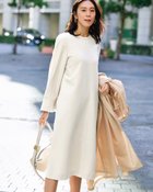 【ドゥクラッセ/DoCLASSE】のスポンジWクロス・Aラインワンピース 人気、トレンドファッション・服の通販 founy(ファニー) ファッション Fashion レディースファッション Fashion for Women ワンピース Dresses Aラインワンピース・フレアシルエット A-Line Dresses / Flared Silhouette Dresses なめらか Smooth, Silky Texture シンプル Simple, Minimal ストレッチ Stretch, Stretchy Fabric ビジネス 仕事 通勤 Business / Work / Commuting 春 Spring thumbnail オフホワイト|ID: prp329100004834723 ipo3291000000036009984