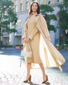 【ドゥクラッセ/DoCLASSE】のスポンジWクロス・Aラインワンピース 人気、トレンドファッション・服の通販 founy(ファニー) ファッション Fashion レディースファッション Fashion for Women ワンピース Dresses Aラインワンピース・フレアシルエット A-Line Dresses / Flared Silhouette Dresses なめらか Smooth, Silky Texture シンプル Simple, Minimal ストレッチ Stretch, Stretchy Fabric ビジネス 仕事 通勤 Business / Work / Commuting 春 Spring thumbnail ベージュ|ID: prp329100004834723 ipo3291000000036009988