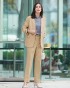 【ドゥクラッセ/DoCLASSE】のスポンジWクロス・テーパードパンツ 人気、トレンドファッション・服の通販 founy(ファニー) ファッション Fashion レディースファッション Fashion for Women パンツ Pants & Trousers 新作・新入荷 New Arrivals / New In なめらか Smooth, Silky Texture オケージョン Occasion Wear ストレッチ Stretch, Stretchy Fabric スーツ Suit, Formalwear セットアップ Set-Up, Coordinated Outfit センター Center, Center Line ビジネス 仕事 通勤 Business / Work / Commuting thumbnail ベージュ|ID: prp329100004834724 ipo3291000000035213840