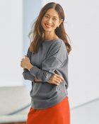 【ドゥクラッセ/DoCLASSE】のシルキーダンボール・ボートネック 人気、トレンドファッション・服の通販 founy(ファニー) ファッション Fashion レディースファッション Fashion for Women トップス・カットソー Cut & Sew Tops シャツ・ブラウス・オフィスカジュアル Elegant Blouses & Button-Ups ロングTシャツ・Tシャツ Longline T-Shirts & Tees カットソー・ベーシックTシャツ Cut-and-Sewn Tops / Stretch Tees & Basics なめらか Smooth, Silky Texture カットソー Cut and Sewn Top ドレープ Drape, Draping Fabric フィット Fit, Slim Fit フォルム Silhouette, Form thumbnail カーキグレー|ID: prp329100004834726 ipo3291000000035213855