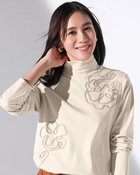 【ドゥクラッセ/DoCLASSE】の超長綿ハイネック/フラワーモチーフ 人気、トレンドファッション・服の通販 founy(ファニー) ファッション Fashion レディースファッション Fashion for Women トップス・カットソー Cut & Sew Tops シャツ・ブラウス・オフィスカジュアル Elegant Blouses & Button-Ups ロングTシャツ・Tシャツ Longline T-Shirts & Tees カットソー・ベーシックTシャツ Cut-and-Sewn Tops / Stretch Tees & Basics 花柄・フラワープリント・モチーフ Floral Prints & Motifs / Flower Pattern Tops 新作・新入荷 New Arrivals / New In なめらか Smooth, Silky Texture インナー Innerwear カットソー Cut and Sewn Top シンプル Simple, Minimal チェック Check, Plaid, Tartan ハイネック High Neck, Mock Neck フラワー Flower, Floral モチーフ Motif, Design Theme thumbnail ライトグレー|ID: prp329100004834727 ipo3291000000035213859