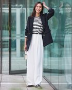 【ドゥクラッセ/DoCLASSE】のスポンジWクロス・タックワイドパンツ 人気、トレンドファッション・服の通販 founy(ファニー) ファッション Fashion レディースファッション Fashion for Women パンツ Pants & Trousers なめらか Smooth, Silky Texture オケージョン Occasion Wear ストレッチ Stretch, Stretchy Fabric セットアップ Set-Up, Coordinated Outfit ビジネス 仕事 通勤 Business / Work / Commuting thumbnail オフホワイト|ID: prp329100004834728 ipo3291000000036009998