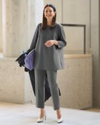 【ドゥクラッセ/DoCLASSE】のトリニティツイル・テーパードパンツ 人気、トレンドファッション・服の通販 founy(ファニー) ファッション Fashion レディースファッション Fashion for Women パンツ Pants & Trousers 新作・新入荷 New Arrivals / New In オケージョン Occasion Wear サマー Summer, Summer Style ストレッチ Stretch, Stretchy Fabric スリット Slit, Slit Detail セットアップ Set-Up, Coordinated Outfit エレガント 上品 Elegant ビジネス 仕事 通勤 Business / Work / Commuting 入学式 Entrance Ceremony thumbnail グレー|ID: prp329100004834729 ipo3291000000035213872