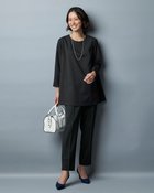 【ドゥクラッセ/DoCLASSE】のトリニティツイル・テーパードパンツ 人気、トレンドファッション・服の通販 founy(ファニー) ファッション Fashion レディースファッション Fashion for Women パンツ Pants & Trousers 新作・新入荷 New Arrivals / New In オケージョン Occasion Wear サマー Summer, Summer Style ストレッチ Stretch, Stretchy Fabric スリット Slit, Slit Detail セットアップ Set-Up, Coordinated Outfit エレガント 上品 Elegant ビジネス 仕事 通勤 Business / Work / Commuting 入学式 Entrance Ceremony thumbnail ブラック|ID: prp329100004834729 ipo3291000000035213873