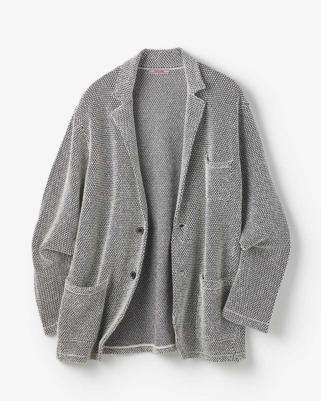 【ドゥクラッセ/DoCLASSE / MEN】の和紙ブレンド羽織りジャケット 人気、トレンドファッション・服の通販 founy(ファニー) 　ファッション　Fashion　メンズファッション　Fashion for Men　カーディガン　Cardigan, Knitwear　ジャケット　Jacket, Outerwear　ストレッチ　Stretch, Stretchy Fabric　テーラード　Tailored, Tailored Fit　ベスト　Vest, Waistcoat　メンズ　Men's, Menswear　軽量　Lightweight, Ultra Light　鹿の子　Piqué, Kanoko Fabric　 other-1|ID: prp329100004835515 ipo3291000000035222365