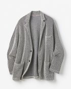 【ドゥクラッセ/DoCLASSE / MEN】の和紙ブレンド羽織りジャケット ホワイトxネイビー|ID: prp329100004835515 ipo3291000000035222366