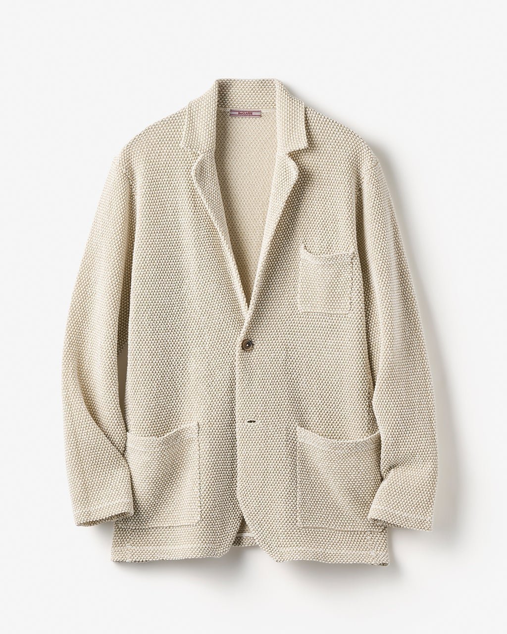 【ドゥクラッセ/DoCLASSE / MEN】の和紙ブレンド羽織りジャケット インテリア・キッズ・メンズ・レディースファッション・服の通販 founy(ファニー) 　ファッション　Fashion　メンズファッション　Fashion for Men　カーディガン　Cardigan, Knitwear　ジャケット　Jacket, Outerwear　ストレッチ　Stretch, Stretchy Fabric　テーラード　Tailored, Tailored Fit　ベスト　Vest, Waistcoat　メンズ　Men's, Menswear　軽量　Lightweight, Ultra Light　鹿の子　Piqué, Kanoko Fabric　ベージュ|ID: prp329100004835515 ipo3291000000035222368