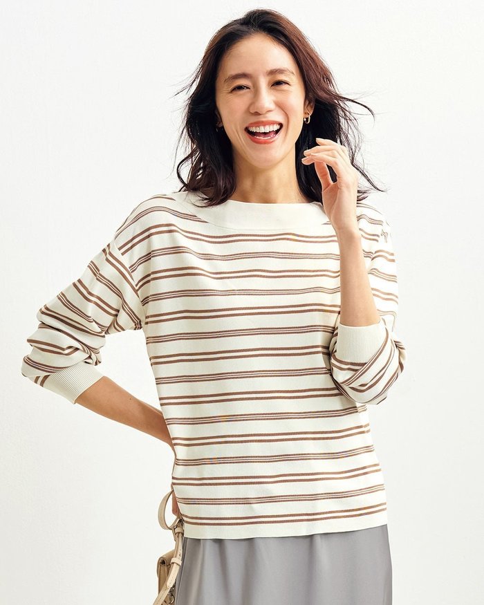 【ドゥクラッセ/DoCLASSE】の総針編み・ボートネックセーター インテリア・キッズ・メンズ・レディースファッション・服の通販 founy(ファニー) https://founy.com/ ファッション Fashion レディースファッション Fashion for Women トップス・カットソー Cut & Sew Tops ニット Knit Tops & Sweaters なめらか Smooth, Silky Texture セーター Sweater, Knitwear デコルテ Décolleté, Neckline |ID: prp329100004837052 ipo3291000000035249916