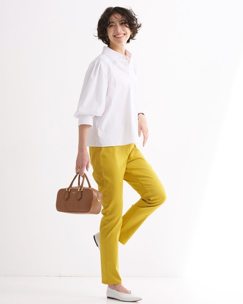 【ドゥクラッセ/DoCLASSE】のミラクルストレッチ・スマートスリム インテリア・キッズ・メンズ・レディースファッション・服の通販 founy(ファニー) 　ファッション　Fashion　レディースファッション　Fashion for Women　パンツ　Pants & Trousers　フィット　Fit, Slim Fit　フラット　Flat, Flat Shoes　フロント　Front, Front Design　レギンス　Leggings, Stretch Pants　人気　Popular, Best Seller　定番　Standard, Basic Item　イエロー|ID: prp329100004837062 ipo3291000000035249970