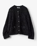 【ドゥクラッセ/DoCLASSE】のツイーディニット・メタル釦ジャケット ブラック|ID: prp329100004837948 ipo3291000000035249774