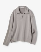 【ドゥクラッセ/DoCLASSE】のシルキーダンボール・スキッパー 人気、トレンドファッション・服の通販 founy(ファニー) ファッション Fashion レディースファッション Fashion for Women トップス・カットソー Cut & Sew Tops シャツ・ブラウス・オフィスカジュアル Elegant Blouses & Button-Ups ロングTシャツ・Tシャツ Longline T-Shirts & Tees カットソー・ベーシックTシャツ Cut-and-Sewn Tops / Stretch Tees & Basics なめらか Smooth, Silky Texture インナー Innerwear カットソー Cut and Sewn Top スウェット / スエット Sweatshirt, Sweatwear スキッパー Skipper, Open Collar ロング Long, Long-Length 人気 Popular, Best Seller thumbnail グレー|ID: prp329100004837951 ipo3291000000035249785