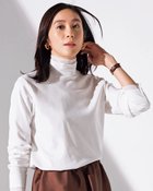 【ドゥクラッセ/DoCLASSE】の超長綿・チュールレイヤード風ハイネック オフホワイト|ID: prp329100004837952 ipo3291000000035894859