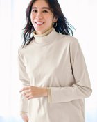 【ドゥクラッセ/DoCLASSE】の超長綿・チュールレイヤード風ハイネック ライトグレー|ID: prp329100004837952 ipo3291000000035894860