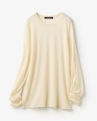 【ドゥクラッセ/DoCLASSE】のアルパカ混・シアープルオーバー ペールイエロー|ID: prp329100004837954 ipo3291000000035249802