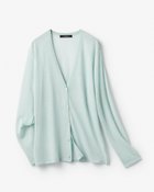 【ドゥクラッセ/DoCLASSE】のアルパカ混・シアーカーディガン ペールグリーン|ID: prp329100004837963 ipo3291000000035249840