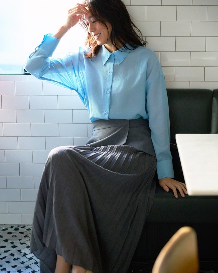 【ドゥクラッセ/DoCLASSE】のドレープボイル・ドッキングプリーツスカート インテリア・キッズ・メンズ・レディースファッション・服の通販 founy(ファニー) https://founy.com/ ファッション Fashion レディースファッション Fashion for Women スカート Skirts プリーツスカート / 上品フェミニンスタイル Pleated Skirts エレガント 上品 Elegant サマー Summer, Summer Style シアー Sheer, See-Through シンプル Simple, Minimal プリーツ Pleats, Pleated ペプラム Peplum, Flared Hem ロング Long, Long-Length ビジネス 仕事 通勤 Business / Work / Commuting 秋 Autumn |ID: prp329100004837969 ipo3291000000035249869