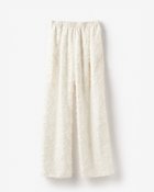 【ドゥクラッセ/DoCLASSE】のカットジャカード・ワイドパンツ オフホワイト|ID: prp329100004837973 ipo3291000000035249883