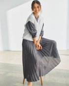 【ドゥクラッセ/DoCLASSE】のドレープボイル・ブラウジングシャツワンピース 人気、トレンドファッション・服の通販 founy(ファニー) ファッション Fashion レディースファッション Fashion for Women ワンピース Dresses シャツワンピース / 1枚で着映えコーデ Shirt Dresses 新作・新入荷 New Arrivals / New In サマー Summer, Summer Style シアー Sheer, See-Through セットアップ Set-Up, Coordinated Outfit ドッキング Docking, Mixed Material プリーツ Pleats, Pleated リボン Ribbon, Bow ロング Long, Long-Length 秋 Autumn thumbnail グレー|ID: prp329100004837974 ipo3291000000035249886