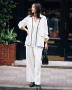 【ドゥクラッセ/DoCLASSE】の総針編み・Vネックカーディガン 人気、トレンドファッション・服の通販 founy(ファニー) ファッション Fashion レディースファッション Fashion for Women トップス・カットソー Cut & Sew Tops カーディガン・羽織り Layered Style Cardigans Vネックトップス V-Neck Tops / V-Cut Neckline Shirts 新作・新入荷 New Arrivals / New In インナー Innerwear カーディガン Cardigan, Knitwear ロング Long, Long-Length 夏 Summer thumbnail ホワイト・パターン|ID: prp329100004837975 ipo3291000000035249891