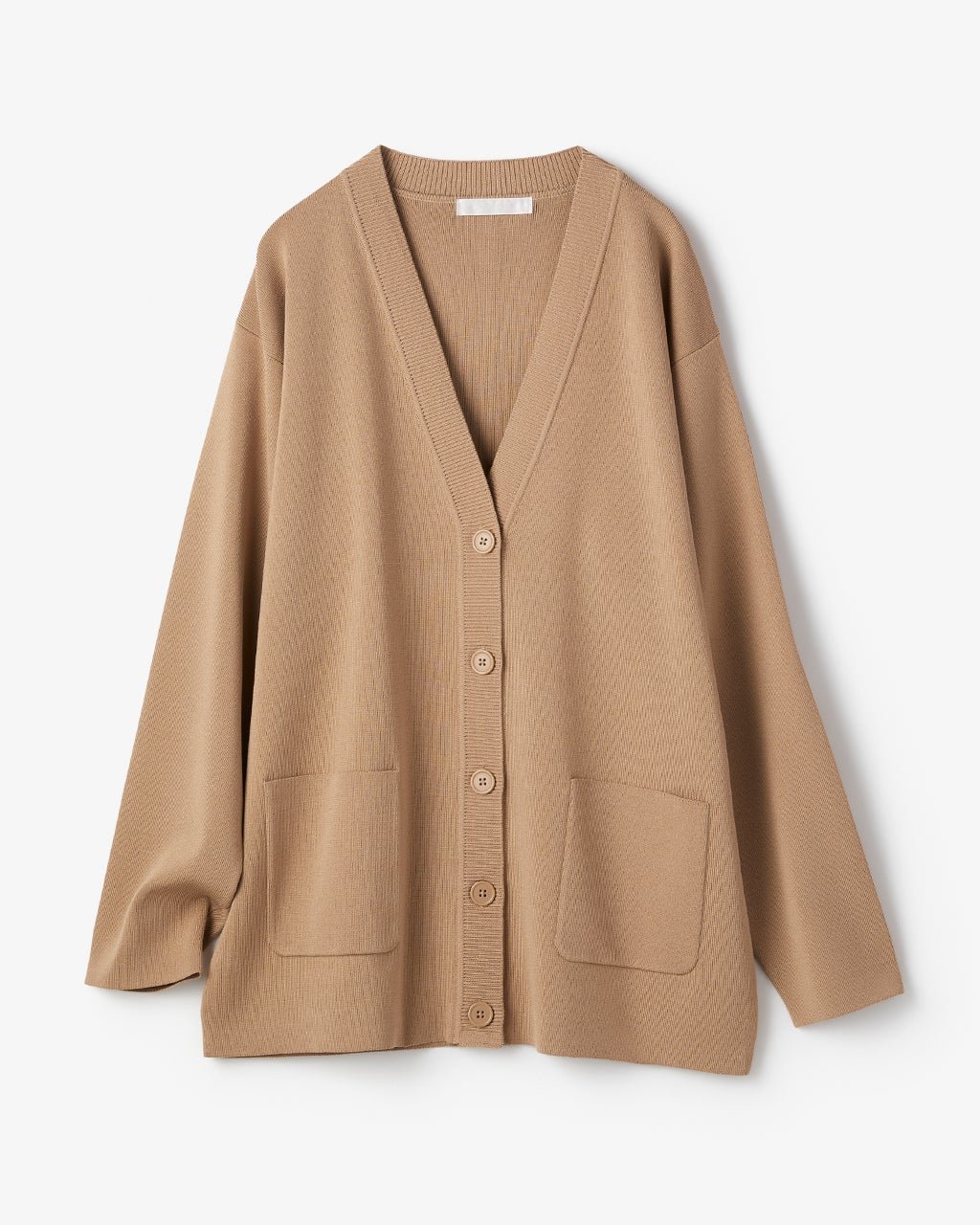 【ドゥクラッセ/DoCLASSE】の総針編み・Vネックカーディガン インテリア・キッズ・メンズ・レディースファッション・服の通販 founy(ファニー) 　ファッション　Fashion　レディースファッション　Fashion for Women　トップス・カットソー　Cut & Sew Tops　カーディガン・羽織り　Layered Style Cardigans　Vネックトップス　V-Neck Tops / V-Cut Neckline Shirts　新作・新入荷　New Arrivals / New In　インナー　Innerwear　カーディガン　Cardigan, Knitwear　ロング　Long, Long-Length　夏　Summer　ベージュ|ID: prp329100004837975 ipo3291000000035249892