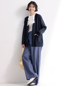 【ドゥクラッセ/DoCLASSE】の総針編み・Vネックカーディガン 人気、トレンドファッション・服の通販 founy(ファニー) ファッション Fashion レディースファッション Fashion for Women トップス・カットソー Cut & Sew Tops カーディガン・羽織り Layered Style Cardigans Vネックトップス V-Neck Tops / V-Cut Neckline Shirts 新作・新入荷 New Arrivals / New In インナー Innerwear カーディガン Cardigan, Knitwear ロング Long, Long-Length 夏 Summer thumbnail ネイビー|ID: prp329100004837975 ipo3291000000035249894