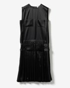 【ドゥクラッセ/DoCLASSE】のダブルサテン・レイヤードプリーツワンピース 人気、トレンドファッション・服の通販 founy(ファニー) ファッション Fashion レディースファッション Fashion for Women ワンピース Dresses 新作・新入荷 New Arrivals / New In サテン Satin, Glossy Fabric ダブル Double, Double-Breasted プリーツ Pleats, Pleated ポケット Pocket, Pocket Detail thumbnail ブラック|ID: prp329100004839713 ipo3291000000035268453