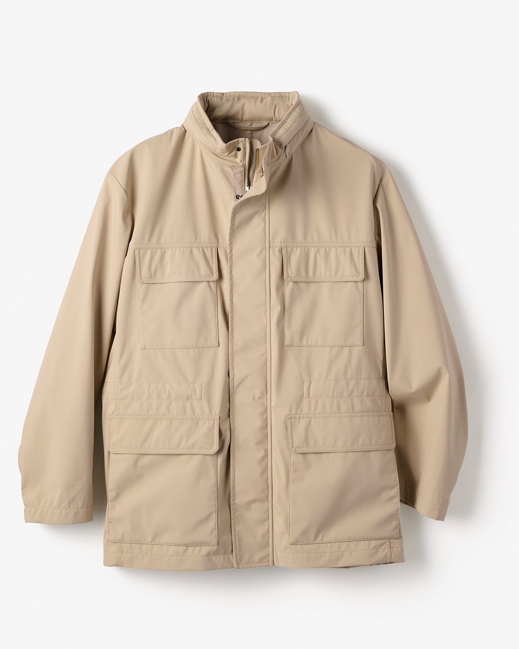 【ドゥクラッセ/DoCLASSE / MEN】のパフォーマンスX・M65ジャケット インテリア・キッズ・メンズ・レディースファッション・服の通販 founy(ファニー) ファッション Fashion メンズファッション Fashion for Men 新作・新入荷 New Arrivals / New In シャーリング Shirring, Ruched ジャケット Jacket, Outerwear トレンド Trend, Trending Now ドット Polka Dot, Dot Pattern パフォーマンス Performance, Active Function ブロック Block, Solid Block Pattern ベスト Vest, Waistcoat ポケット Pocket, Pocket Detail メッシュ Mesh, Net Fabric メンズ Men's, Menswear ベージュ|ID: prp329100004839723 ipo3291000000035268508