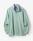 【ドゥクラッセ/DoCLASSE / MEN】の重ね着風・高伸縮ジャージハーフジップ ミントグリーン|ID: prp329100004839727 ipo3291000000035268529