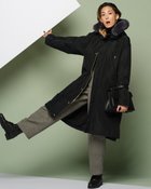 【ドゥクラッセ/DoCLASSE】の光沢グログラン・ファー使いモッズコート ブラック|ID: prp329100004839740 ipo3291000000036290654