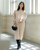 【ドゥクラッセ/DoCLASSE】のライトダンボールニット・ビジューワンピース 人気、トレンドファッション・服の通販 founy(ファニー) ファッション Fashion レディースファッション Fashion for Women ワンピース Dresses カットソー Cut and Sewn Top スリーブ Sleeve, Long Sleeve / Short Sleeve ビジュー Bijou, Jewel-like Accent エレガント 上品 Elegant thumbnail ライトグレー|ID: prp329100004839743 ipo3291000000035894998