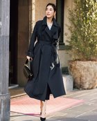 【ドゥクラッセ/DoCLASSE】のメモリータフタ・ドレストレンチコート 人気、トレンドファッション・服の通販 founy(ファニー) ファッション Fashion レディースファッション Fashion for Women アウター Coat / Outerwear Collection コート・ロングコート・ピーコート Long Coats, Peacoats & More トレンチコート / 春秋の定番アウター Trench Coats ワンピース Dresses フォーマル・パーティードレス・結婚式用ドレス Elegant & Casual Dresses タフタ Taffeta, Structured Fabric トレンチ Trench, Trench Coat パウダー Powder, Soft Tone フィット Fit, Slim Fit ロング Long, Long-Length thumbnail ミッドナイトブルー|ID: prp329100004839747 ipo3291000000035268608