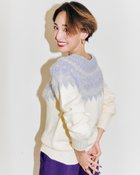 【ドゥクラッセ/DoCLASSE】のフェザータッチ・フェアアイルセーター 人気、トレンドファッション・服の通販 founy(ファニー) ファッション Fashion レディースファッション Fashion for Women トップス・カットソー Cut & Sew Tops ニット Knit Tops & Sweaters ジャカード/ジャガード Jacquard, Woven Pattern セーター Sweater, Knitwear テクスチャー Texture, Textured Fabric フェザーヤーン Feather Yarn, Fluffy Yarn 人気 Popular, Best Seller thumbnail アイボリー|ID: prp329100004839751 ipo3291000000035268621