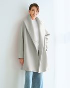 【ドゥクラッセ/DoCLASSE】のエアーライトフォルム・フードコート 人気、トレンドファッション・服の通販 founy(ファニー) ファッション Fashion レディースファッション Fashion for Women アウター Coat / Outerwear Collection コート・ロングコート・ピーコート Long Coats, Peacoats & More 人気 Popular, Best Seller thumbnail ライトグレー|ID: prp329100004839758 ipo3291000000035268631