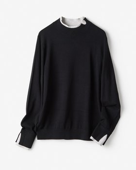 【ドゥクラッセ/DoCLASSE】 シルクフィール・ダブルカフスハイネック人気、トレンドファッション・服の通販 founy(ファニー) ファッション Fashion レディースファッション Fashion for Women トップス・カットソー Cut & Sew Tops ニット Knit Tops & Sweaters なめらか Smooth, Silky Texture アンダー Underwear Essentials カフス Cuff Design シルバー Silver, Metallic Silver セーター Sweater, Knitwear ダブル Double, Double-Breasted ハイネック High Neck, Mock Neck フィット Fit, Slim Fit |ID:prp329100004839769