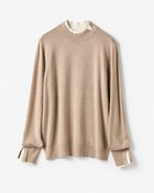 【ドゥクラッセ/DoCLASSE】のシルクフィール・ダブルカフスハイネック 人気、トレンドファッション・服の通販 founy(ファニー) ファッション Fashion レディースファッション Fashion for Women トップス・カットソー Cut & Sew Tops ニット Knit Tops & Sweaters なめらか Smooth, Silky Texture アンダー Underwear Essentials カフス Cuff Design シルバー Silver, Metallic Silver セーター Sweater, Knitwear ダブル Double, Double-Breasted ハイネック High Neck, Mock Neck フィット Fit, Slim Fit thumbnail ベージュ|ID: prp329100004839769 ipo3291000000035268663