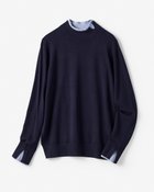 【ドゥクラッセ/DoCLASSE】のシルクフィール・ダブルカフスハイネック 人気、トレンドファッション・服の通販 founy(ファニー) ファッション Fashion レディースファッション Fashion for Women トップス・カットソー Cut & Sew Tops ニット Knit Tops & Sweaters なめらか Smooth, Silky Texture アンダー Underwear Essentials カフス Cuff Design シルバー Silver, Metallic Silver セーター Sweater, Knitwear ダブル Double, Double-Breasted ハイネック High Neck, Mock Neck フィット Fit, Slim Fit thumbnail ミッドナイトブルー|ID: prp329100004839769 ipo3291000000035268681