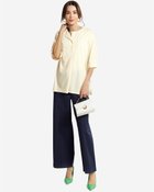 【ドゥクラッセ/DoCLASSE】の強撚スムース・フロントタックトップス 人気、トレンドファッション・服の通販 founy(ファニー) ファッション Fashion レディースファッション Fashion for Women トップス・カットソー Cut & Sew Tops シャツ・ブラウス・オフィスカジュアル Elegant Blouses & Button-Ups ロングTシャツ・Tシャツ Longline T-Shirts & Tees カットソー・ベーシックTシャツ Cut-and-Sewn Tops / Stretch Tees & Basics エレガント 上品 Elegant カットソー Cut and Sewn Top ストレッチ Stretch, Stretchy Fabric セットアップ Set-Up, Coordinated Outfit thumbnail ホワイト|ID: prp329100004839809 ipo3291000000035268729