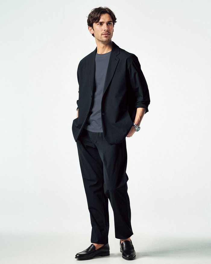 【ドゥクラッセ/DoCLASSE / MEN】の7Days快適リラックスパンツワイドワンタック インテリア・キッズ・メンズ・レディースファッション・服の通販 founy(ファニー) https://founy.com/ ファッション Fashion メンズファッション Fashion for Men ボトムス Bottoms セットアップ Set-Up, Coordinated Outfit メンズ Men's, Menswear |ID: prp329100004843590 ipo3291000000035301947