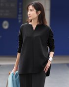 【ドゥクラッセ/DoCLASSE】のライトダンボールニット・フレアトップス 人気、トレンドファッション・服の通販 founy(ファニー) ファッション Fashion レディースファッション Fashion for Women トップス・カットソー Cut & Sew Tops ニット Knit Tops & Sweaters セットアップ Matching Sets レディーストップス・ブラウス Tops & Blouses / Assorted Women's Tops カットソー Cut and Sewn Top セットアップ Set-Up, Coordinated Outfit なめらか Smooth, Silky Texture フレア Flare, Flared エレガント 上品 Elegant thumbnail ブラック|ID: prp329100004843594 ipo3291000000035302039