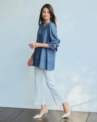 【ドゥクラッセ/DoCLASSE】のメルティーデニム・リボンスリーブチュニック 人気、トレンドファッション・服の通販 founy(ファニー) ファッション Fashion レディースファッション Fashion for Women トップス・カットソー Cut & Sew Tops シャツ・ブラウス・オフィスカジュアル Elegant Blouses & Button-Ups スリーブ Sleeve, Long Sleeve / Short Sleeve チュニック Tunic, Long Top フェミニン Feminine, Girly フレア Flare, Flared リボン Ribbon, Bow 人気 Popular, Best Seller 再入荷 Restock / Back in Stock thumbnail アンティークインディゴ|ID: prp329100004843596 ipo3291000000035302071