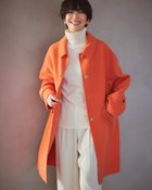 【ドゥクラッセ/DoCLASSE】のカシミヤ混ウールリバー・2WAYミドルコート オレンジ|ID: prp329100004843598 ipo3291000000035302083
