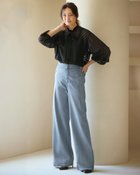 【ドゥクラッセ/DoCLASSE】のエアーストレッチデニム・ワイド 人気、トレンドファッション・服の通販 founy(ファニー) ファッション Fashion レディースファッション Fashion for Women パンツ Pants & Trousers ストレッチ Stretch, Stretchy Fabric デニム Denim, Jeans Material フィット Fit, Slim Fit レギンス Leggings, Stretch Pants ワイド Wide, Wide Fit thumbnail ライトインディゴ|ID: prp329100004845226 ipo3291000000035331265