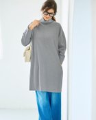 【ドゥクラッセ/DoCLASSE】のニードルジャージー・ハイネックチュニック 人気、トレンドファッション・服の通販 founy(ファニー) ファッション Fashion レディースファッション Fashion for Women トップス・カットソー Cut & Sew Tops センター Center, Center Line チュニック Tunic, Long Top thumbnail ソフトグレー|ID: prp329100004845878 ipo3291000000035345108