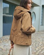 【ドゥクラッセ/DoCLASSE】のマジカルサーモ・立体フードショートコート キャメル|ID: prp329100004847603 ipo3291000000035408447