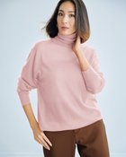 【ドゥクラッセ/DoCLASSE】のエアーカシミヤ・タートルネック 人気、トレンドファッション・服の通販 founy(ファニー) ファッション Fashion レディースファッション Fashion for Women トップス・カットソー Cut & Sew Tops タートルネック・ハイネックトップス Turtlenecks & High-Neck Tops シアー Sheer, See-Through ショート Short, Short Length タートルネック Turtleneck, High Neck トレンド Trend, Trending Now フォルム Silhouette, Form モノトーン Monotone, Black and White エレガント 上品 Elegant 定番 Standard, Basic Item thumbnail ライトピンク|ID: prp329100004847613 ipo3291000000035408496