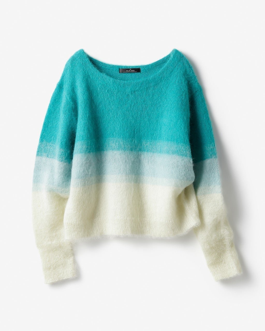 【ドゥクラッセ/DoCLASSE】のキッドモヘア・グラデーションセーター インテリア・キッズ・メンズ・レディースファッション・服の通販 founy(ファニー) 　ファッション　Fashion　レディースファッション　Fashion for Women　トップス・カットソー　Cut & Sew Tops　ニット　Knit Tops & Sweaters　アンゴラ　Angora Knitwear　エアリー　Airy Texture　グラデーション　Gradient, Ombre　セーター　Sweater, Knitwear　ミックス　Mix, Mixed Style　グリーン・パターン|ID: prp329100004847616 ipo3291000000035408514