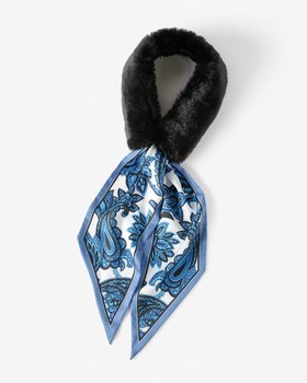 【ドゥクラッセ/DoCLASSE】 エコファー・ティペットスカーフ人気、トレンドファッション・服の通販 founy(ファニー) ファッション Fashion レディースファッション Fashion for Women レイングッズ・傘・晴雨兼用傘 Umbrellas & Rain Gear なめらか Smooth, Silky Texture エレガント 上品 Elegant スカーフ Scarf, Neckwear ドッキング Docking, Mixed Material ロング Long, Long-Length 日傘 Parasol, UV Umbrella 秋 Autumn |ID:prp329100004847619