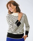 【ドゥクラッセ/DoCLASSE】の総針ニット・エッセンシャルハイネック ホワイト・パターン|ID: prp329100004848050 ipo3291000000035431272