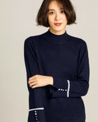 【ドゥクラッセ/DoCLASSE】の総針ニット・エッセンシャルハイネック ミッドナイトブルー|ID: prp329100004848050 ipo3291000000035431282