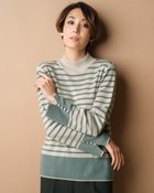 【ドゥクラッセ/DoCLASSE】の総針ニット・エッセンシャルハイネック グレーパターン|ID: prp329100004848050 ipo3291000000035431291